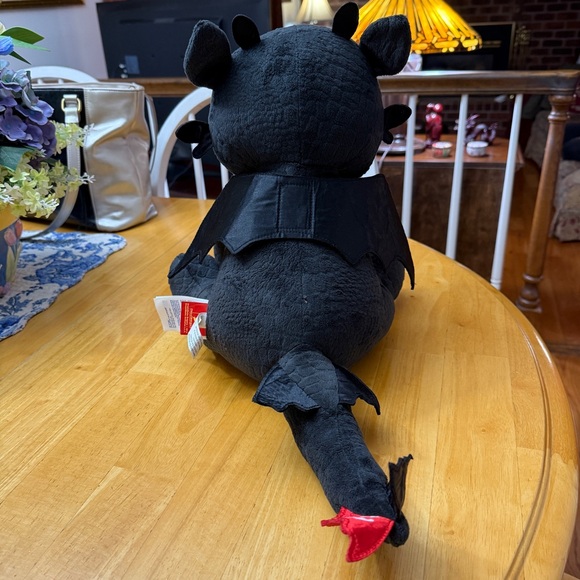 BAB Build A Bear Toothless Dragon Plush 14"  How To Train Your Dragon W/ Wings - Picture 4 of 10
